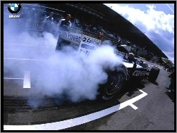 palenie opon, Formuła 1, BMW Sauber