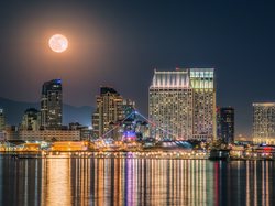 Panorama, San Diego nocą