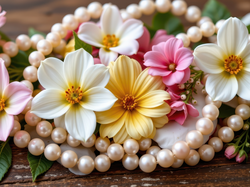 Perły, Kwiaty, Korale