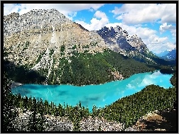Peyto, Banff, Park, Narodowy, Jezioro