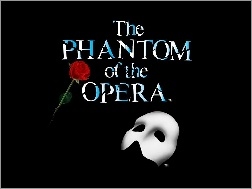 maska, Phantom Of The Opera, tytuł, róża