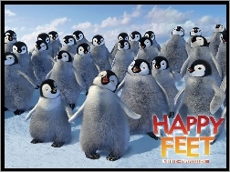 pingwiny, Happy Feet, Tupot małych stóp, śpiewające