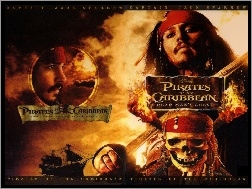 kapitan, piraci_z_karaibow_2, czaszka, Johnny Depp