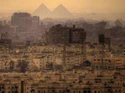 Piramidy, Kair, Egipt, Miasto