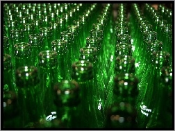 Piwa, Zielonych, Rzędy, Butelek