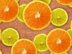 Pomarańcza, Plastry, Cytryna