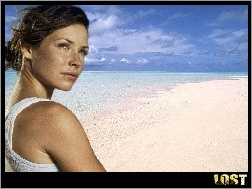 plaża, Evangeline Lilly, Filmy Lost, ocean