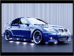 Podświetlenie, BMW 5, Niebieski, E60