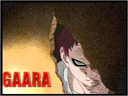 pół twarzy, Naruto, Gaara