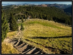 Beskidy, Polana, Góry