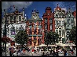 Polska, Kamienice, Miasto, Gdańsk
