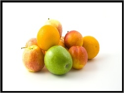 Pomarańcza, Kompozycja, Owoce, Jabłka