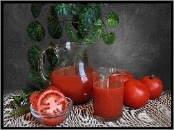 Pomidorowy, Dzbanek, Pomidory, Sok