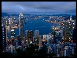 Port, Hong kong, Wieżowce