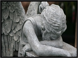 Anioł, Posąg, Płaczący