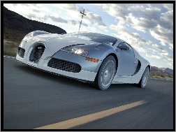 Prędkość, Bugatti Veyron, Szary, Duża