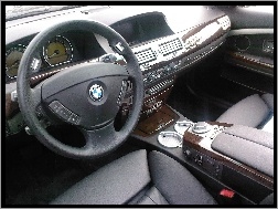Prędkościomierze, E65, BMW 7, Kierownica