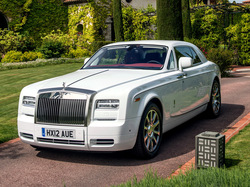 Przód, Biały, Rolls-Royce Phantom