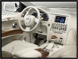 Środek, Audi Q7, Biały
