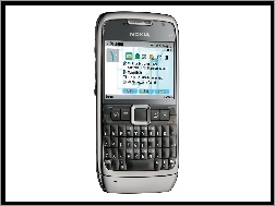 QWERTY, Nokia E71, Srebrny