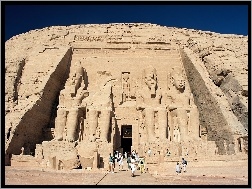 Ramzesa, Abu Simbel, Egipt, Świątynia