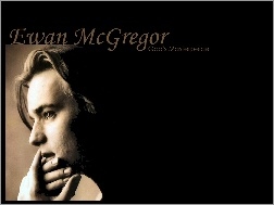 ręce, Ewan McGregor, profil twarzy