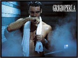 ręcznik, mężczyzna, Giorgio Perla, sauna