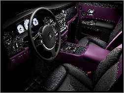 Rolls-Royce Black Badge, Wnętrze