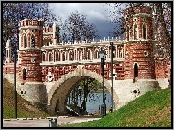 Rosja, Rzeka, Most, Zabytkowy, St. Petersburg