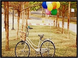 Balony, Rower, Park