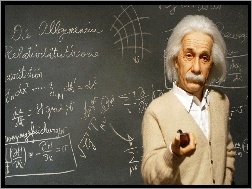 Równanie, Fizyka, Albert Einstein, Tablica