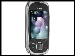 Rozsuwana, Czarna, Nokia 7230, Srebrna