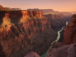 Rzeka Kolorado, Wielki Kanion Kolorado, Park Narodowy Wielkiego Kanionu, Stany Zjednoczone, Grand Canyon