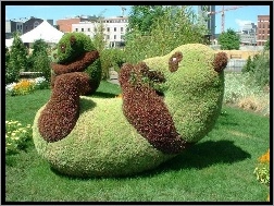 Panda, Rzeźba, Ogrodowa