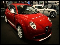 Alfa Romeo MiTo, Czerwona, Salon