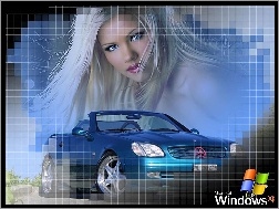 Samochód, XP, Windows, Dziewczyna