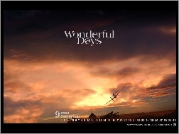 samolot, Wonderful Days, niebo