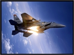 Samolot, Eagle, F15, Myśliwiec
