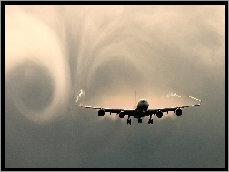 Powietrza, Samolot, Turbulencje