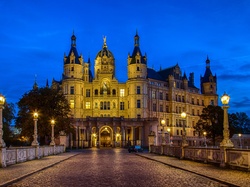 Niemcy, Schwerin, Zamek w Schwerinie, Meklemburgia-Pomorze Przednie