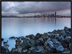 Kamienie, Seatle, Morze