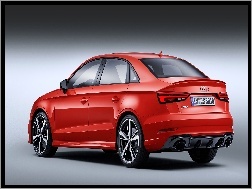 Sedan, Czerwone, Audi RS3