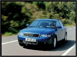 Sedan, Niebieske, Audi A4