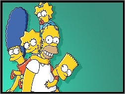 Maggie, serial animowany, Merge, Bart, Homer, Simpsonowie, Lisa