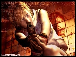 Silent Hill 3, zegarek, broń, kobieta