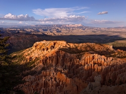 Kanion, Park Narodowy Bryce Canyon, Stan Utah, Stany Zjednoczone, Skały