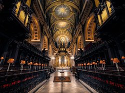 Nawa, Katedra św. Pawła w Londynie, Londyn, Anglia, Sklepienie