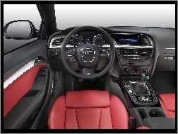 Skóry, Audi A5, Czerwone