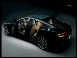 Skóry, Wnętrze, Aston Martin Rapide, Jasne