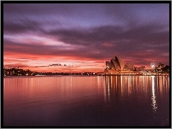 Słońca, Sydney, Australia, Zachód